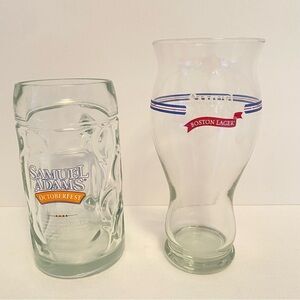 Samuel Adams Octoberfest Mug & Samuel Adams Boston Lager Beer Glass Set of 2